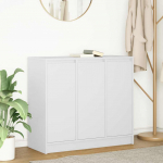 Puhvetkapp, valge, 85x34x76 cm, tehispuit