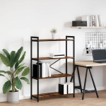 Raamatukapp suitsutatud tamm 80 x 30 x 118 cm tehispuit