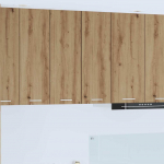 Seinakapp riga 2 pcs meisterdatud tamm ja valge 30 x 31 x 80 cm