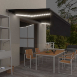 Automaatne varikatus led, tuuleandur, 5x3 m, antratsiit
