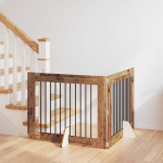Koerav&auml;rav koos aluspuudega 2 pcs vana puit 100 x 80 cm