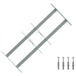 Kaitsegrill akende jaoks 2 risttalaga 3 pcs 430-740 mm