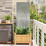 Aia privaatsuse kate h&otilde;bedane 50 x 140 cm tsingitud teras
