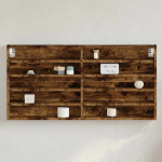 Vitriinkapp, suitsutatud tamm, 100x8,5x50 cm, tehispuit