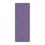 Wozinsky WNSP-NKP Exercise Mat 183 x 61 x 0.5 cm for yoga and gymnastics made of natural rubber - purple