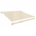 Varikatuse riie kreemjasvalge 6 x 3 m (ilma raamita)