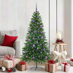 J&otilde;ulupuu koos 150 led-iga koos alusega roheline 150 cm pe