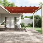 Vertikaalne varikatus, terrakota, 140 x 420 cm, oxfordi kangas