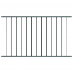 Aiapaneel pulberv&auml;rvitud terasest 1,63 x 1 m antratsiithall