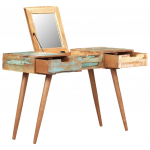 Tualettlaud peegliga, 112 x 45 x 76 cm, taastatud puit