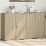 Puhvetkapid 2 tk, sonoma tamm, 60 x 31 x 70 cm, tehispuit