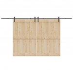 Liugukse tarvikute komplekt 400 cm terasest, must