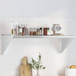 Seinariiul 100x45x31 cm h&otilde;bedane roostevaba teras