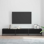 Tv &uuml;ksused 2 pcs must tamm 240 x 35 x 41 cm tehispuit