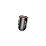 Dudao R3MAX 48W QC PD mini car charger - black