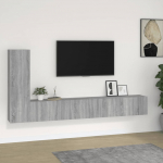 3-osaline telerikappide komplekt, hall sonoma tamm, tehispuit