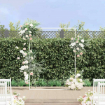 Pulma kaar valge 150 x 45.9 x 200 cm teras