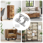 Hing 2 pcs nikkel 26 mm raud