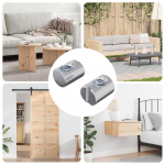 M&ouml;&ouml;bli barrel mutter 2 pcs tsinkkattega m6 x 13 mm raud