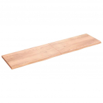 Lauaplaat, helepruun, 200x50x(2-4) cm, t&ouml;&ouml;deldud tammepuit