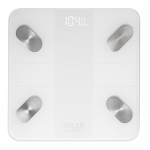 Electronic bathroom scale Adler AD 8186 white