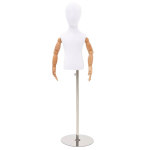 Reguleeritav 120-157 cm mannekeen alusega unisex pp valge