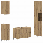 4-osaline vannitoa kapi komplekt zwolle artisan tamm tehispuit