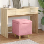 Pehme diivan voodiga roosa 40 x 40 x 45 cm samet