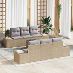 Aia diivanikomplekt padjaga 7 pcs beež pol&uuml;rotang