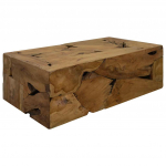 Kohvilaud 90x50x30 cm, ehtsast tiikpuust, pruun