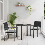 Aia s&ouml;&ouml;gilaudade komplekt 3 pcs must pol&uuml;rooster