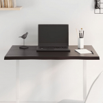 Lauaplaat, tumepruun, 80x60x2 cm, t&ouml;&ouml;deldud tammepuit