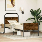 Voodiraam ilma madratsita, sonoma tamm, 75x190 cm