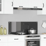 K&ouml;gi splashback tumehall 110 x 40 x 0,6 cm karastatud klaas