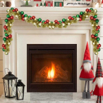 J&otilde;ulupallide lipuvaks mitmev&auml;rviline 186 cm pol&uuml;st&uuml;reen