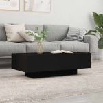 Kohvilaud, must, 100 x 49,5 x 31 cm, tehispuit