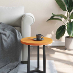 &Uuml;mmargune lauaplaat, vahapruun, &oslash;40 x 2,5 cm, m&auml;nnipuit