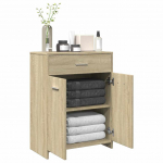 Vannitoakapp sonoma tamm 60 x 33 x 80 cm tehispuit