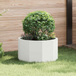 Taimekast valge 60 x 60 x 35 cm teras