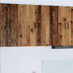 Seinakapp k&ouml;&ouml;ki riiuliga vana puit 30 x 31 x 80 cm tehispuit