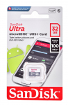 Sandisk Ultra microSDHC memory card 32 GB Class 10
