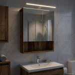 Vannitoa peeglikapp vana puit 50 x 14,5 x 70 cm tehispuit