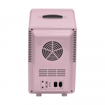 ELLE Home ESDAF01PUEU 6L Mini Fridge with LED Makeup Mirror Purple