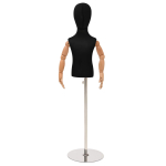 Reguleeritav 120-157 cm mannekeen alusega unisex pp must