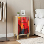 &Ouml;&ouml;lambi kapp heesch 2 tk sonoma tamm 36 x 33 x 60 cm tehispuit