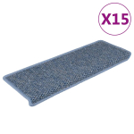 Isekleepuv trepivaip, 15 tk, 65x21x4 cm, sinine