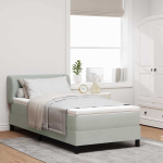 Karbi vedrumadrats peaga helehall 90 x 190 cm samet