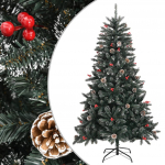Kunstkuusk alusega, roheline, 150 cm, pvc