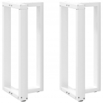 Baarilaua jalad t-kujulised, 2 tk, valged, 50 x 35 x (90&ndash;91) cm, teras