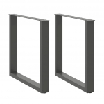 S&ouml;&ouml;gilaua jalad u-kujulised 2 tk, antratsiithall, 90 x (72-73) cm, teras